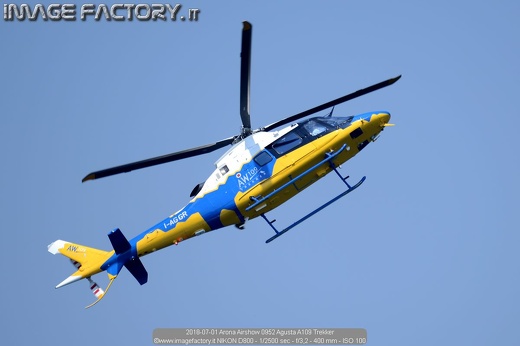 2018-07-01 Arona Airshow 0952 Agusta A109 Trekker